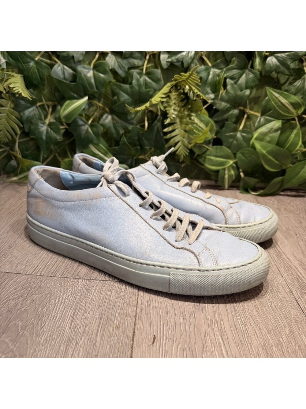 Common Projects Achilles Low Women's Size US 9 EU 40 Blue Sole